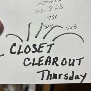 Closet Clearout Thursday!Hit ❤️. Price lowers 10 /20%  Posh discounts  shipping!